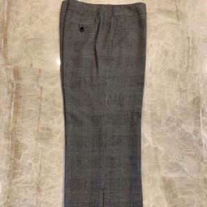 Jones of New York dark Gray fully lined Glen Plaid Slacks - size 14 - never worn